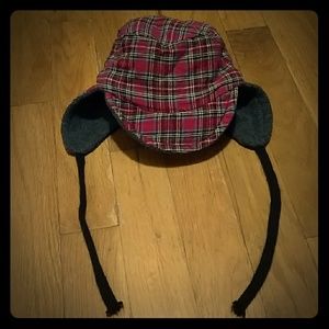 Reversible toddler boys winter hat